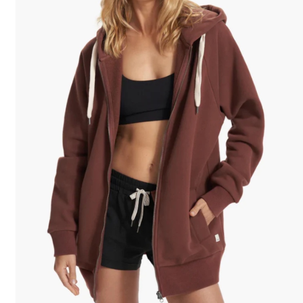 Vuori Restore Oversized Full Zip Hoodie